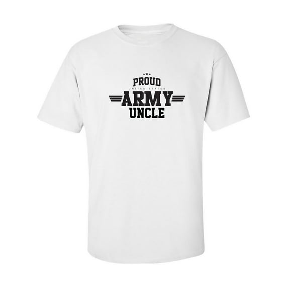 Proud United States Army UNCLE Adult Short Sleeve T-shirt