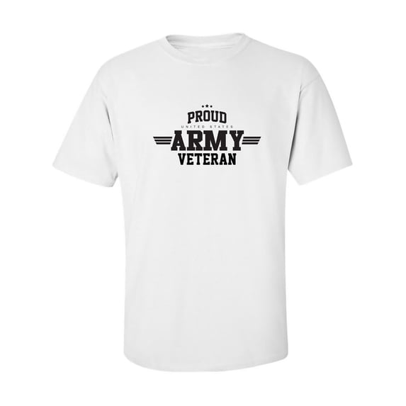 Proud United States Army VETERAN Adult Short Sleeve T-shirt