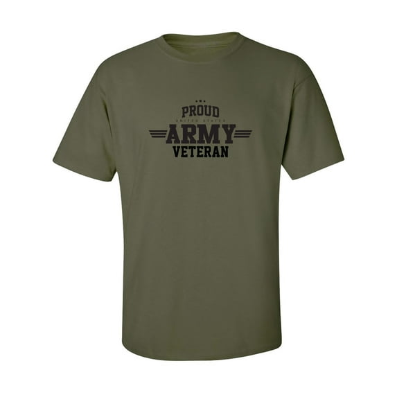 Proud United States Army VETERAN Adult Short Sleeve T-shirt
