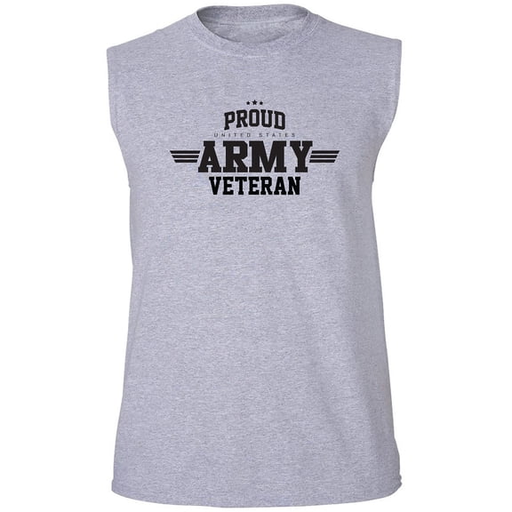 Proud United States Army VETERAN Adult Sleeveless Tee