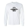 thumbnail image 1 of Proud United States Army WIFE Adult Long Sleeve T-shirt, 1 of 3