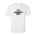thumbnail image 1 of Proud United States Army WIFE Adult Short Sleeve T-shirt, 1 of 4