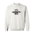 thumbnail image 1 of Proud United States Army WIFE Crewneck Sweatshirt, 1 of 3