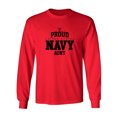 thumbnail image 1 of Proud United States Navy AUNT Adult Long Sleeve T-shirt, 1 of 3