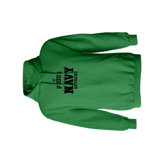 Proud United States Navy BOYFRIEND Adult Hooded Sweatshirt