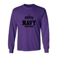 thumbnail image 1 of Proud United States Navy BOYFRIEND Adult Long Sleeve T-shirt, 1 of 3