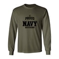 thumbnail image 1 of Proud United States Navy BOYFRIEND Adult Long Sleeve T-shirt, 1 of 3