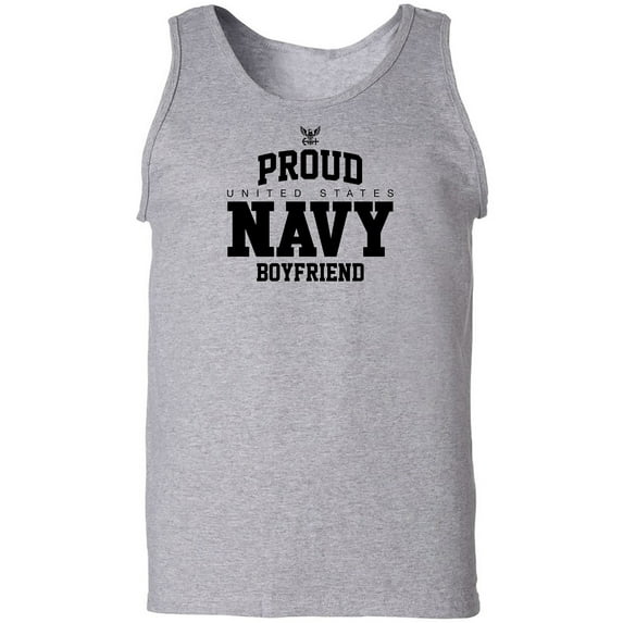Proud United States Navy BOYFRIEND Adult Tank Top