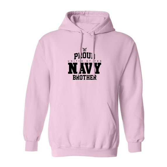 Proud United States Navy BROTHER Adult Hooded Sweatshirt