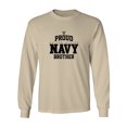 thumbnail image 1 of Proud United States Navy BROTHER Adult Long Sleeve T-shirt, 1 of 3
