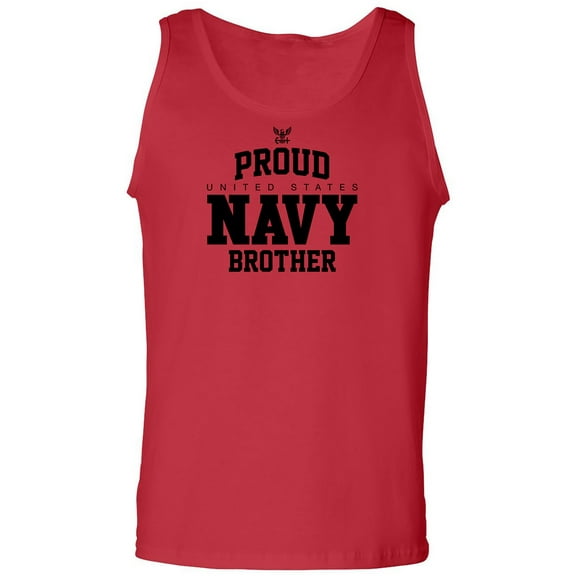 Proud United States Navy BROTHER Adult Tank Top