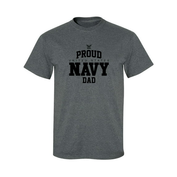 Proud United States Navy DAD Adult Short Sleeve T-shirt