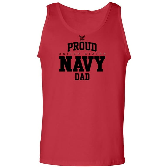Proud United States Navy DAD Adult Tank Top