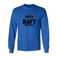 thumbnail image 1 of Proud United States Navy GIRLFRIEND Adult Long Sleeve T-shirt, 1 of 3
