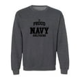 thumbnail image 1 of Proud United States Navy GIRLFRIEND Crewneck Sweatshirt, 1 of 3