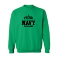 thumbnail image 1 of Proud United States Navy GIRLFRIEND Crewneck Sweatshirt, 1 of 3