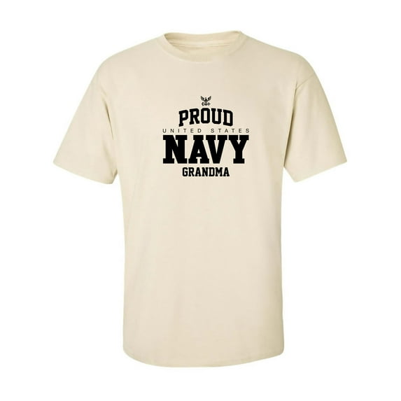 Proud United States Navy GRANDMA Adult Short Sleeve T-shirt