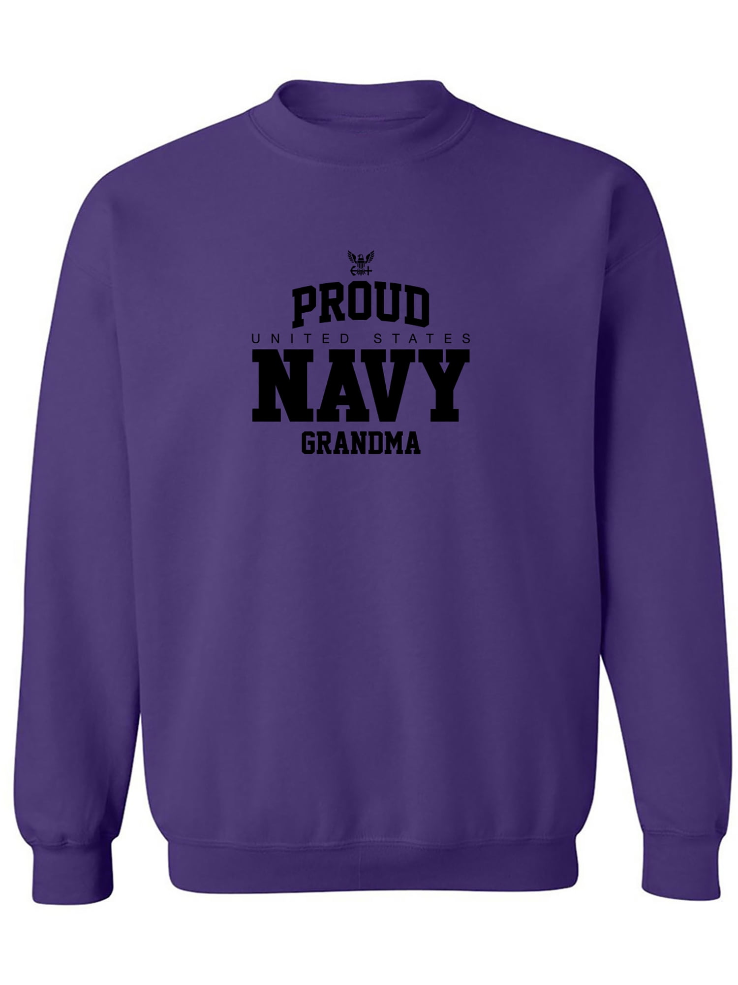 Proud United States Navy GRANDMA Crewneck Sweatshirt Walmart