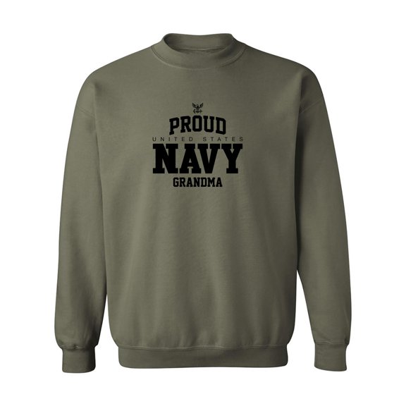 Proud United States Navy GRANDMA Crewneck Sweatshirt