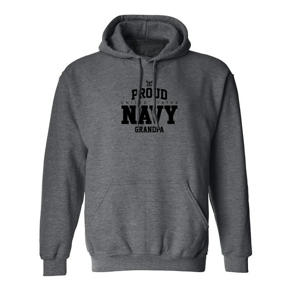 Proud United States Navy GRANDPA Adult Hooded Sweatshirt
