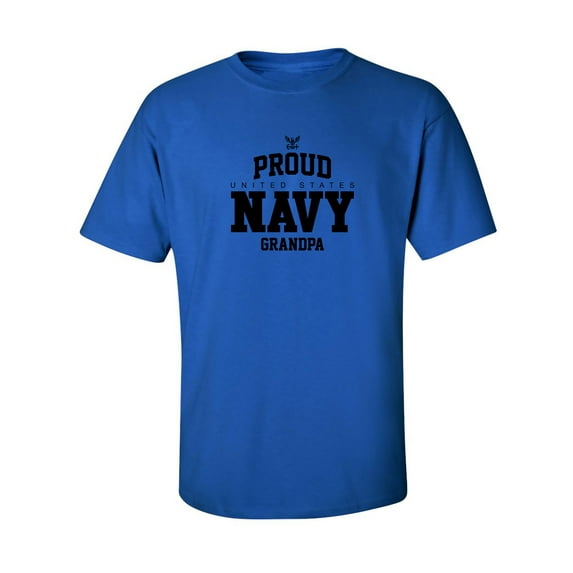 Proud United States Navy GRANDPA Adult Short Sleeve T-shirt