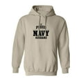 thumbnail image 1 of Proud United States Navy HUSBAND Adult Hooded Sweatshirt, 1 of 3