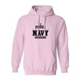thumbnail image 1 of Proud United States Navy HUSBAND Adult Hooded Sweatshirt, 1 of 3
