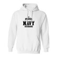 thumbnail image 1 of Proud United States Navy HUSBAND Adult Hooded Sweatshirt, 1 of 3