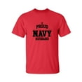 thumbnail image 1 of Proud United States Navy HUSBAND Adult Short Sleeve T-shirt, 1 of 4