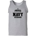 thumbnail image 1 of Proud United States Navy HUSBAND Adult Tank Top, 1 of 3
