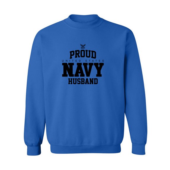 Proud United States Navy HUSBAND Crewneck Sweatshirt