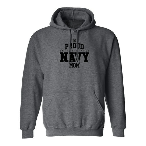 Proud United States Navy MOM Adult Hooded Sweatshirt