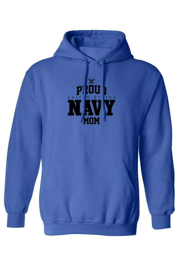 Proud United States Navy MOM Adult Hooded Sweatshirt
