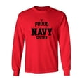 thumbnail image 1 of Proud United States Navy SISTER Adult Long Sleeve T-shirt, 1 of 3