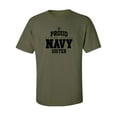 thumbnail image 1 of Proud United States Navy SISTER Adult Short Sleeve T-shirt, 1 of 4