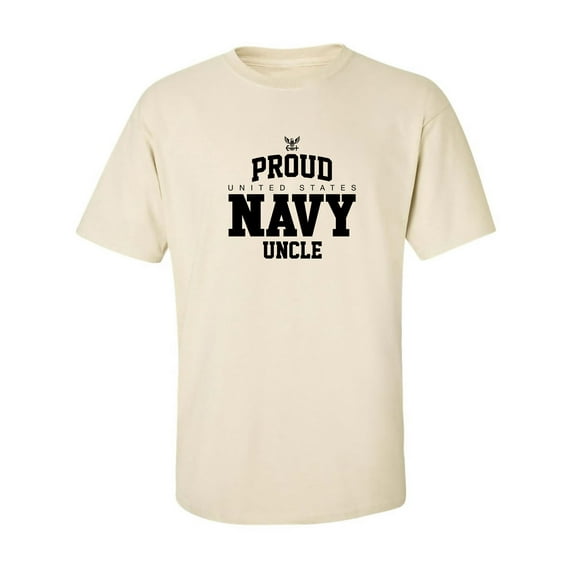 Proud United States Navy UNCLE Adult Short Sleeve T-shirt