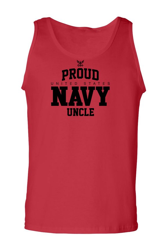Proud United States Navy UNCLE Adult Tank Top
