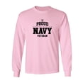 thumbnail image 1 of Proud United States Navy VETERAN Adult Long Sleeve T-shirt, 1 of 3