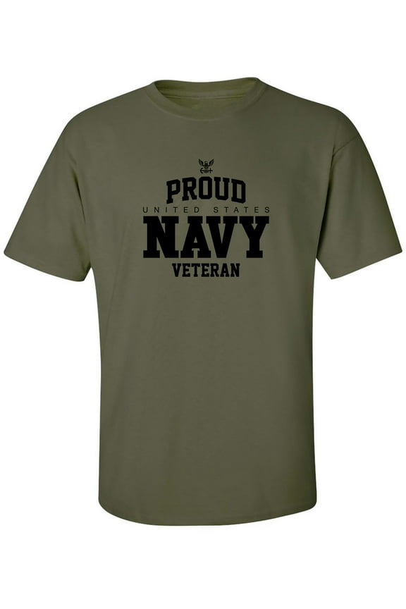 Proud United States Navy VETERAN Adult Short Sleeve T-shirt