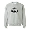 thumbnail image 1 of Proud United States Navy VETERAN Crewneck Sweatshirt, 1 of 4