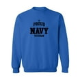 thumbnail image 1 of Proud United States Navy VETERAN Crewneck Sweatshirt, 1 of 3