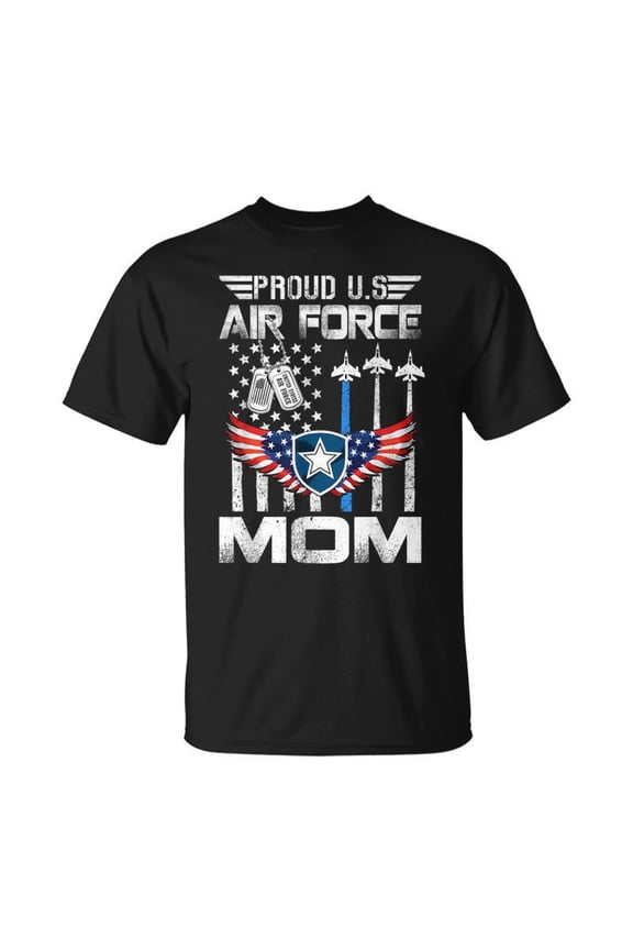 Proud Us Air Force Mom Flag Air Force Graduation Mom TShirt
