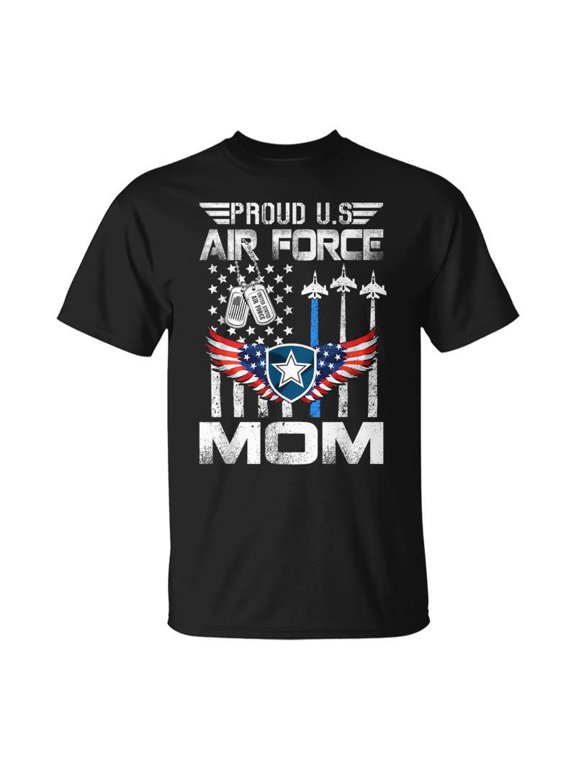Proud Us Air Force Mom Flag Air Force Graduation Mom TShirt