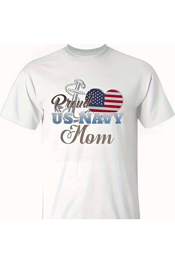 Proud-Us-Navy-Mom-Shirt-Navy-Mom-Patriotic-Heart-T-Shirt-20211001083647-Xkepqrpx220g Cotton Crew Nec