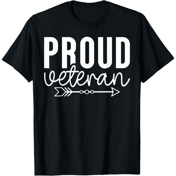 Proud Veteran Funny Graphic Tees For Women Men T-Shirt100% cotton