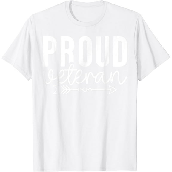 Proud Veteran Funny Graphic Tees For Women Men T-Shirt100% cotton