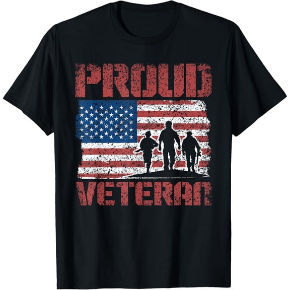 Proud Veteran Soldier Veteran's Day Veterans Combat Veteran T-Shirt