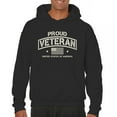 thumbnail image 1 of Proud Veteran Sweatshirt Veteran's Day Military Honor US Flag Army Air Force RED Friday American Patriot Hoodie, 1 of 7