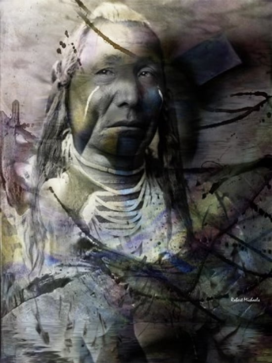 Proud Warrior Canvas Art - Robert Michaels (15 x 19)