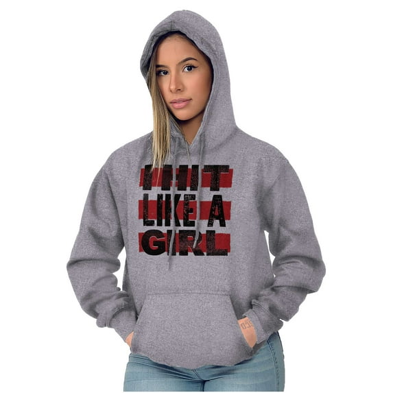 Proud Woman Martial Arts Fighter Hoodie Sweatshirt Women Brisco Brands M